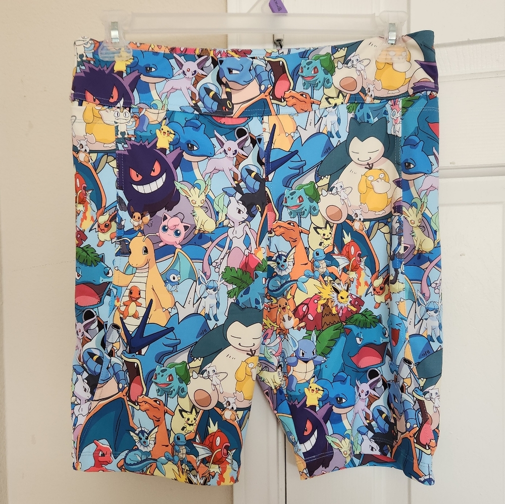 Blackmilk Pokemon All Stars Bike Shorts Size XL